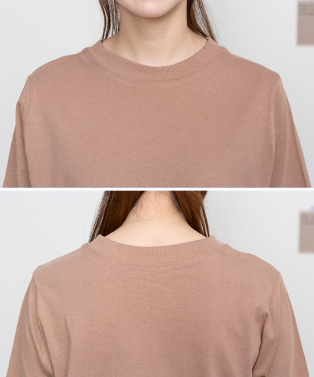 プチハイネック半袖Tシャツ