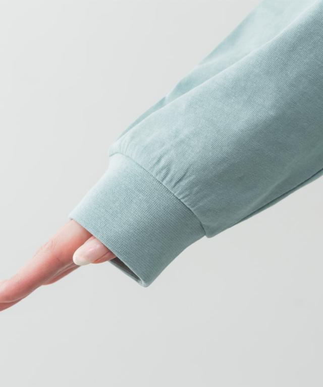 コットンゆったりロングスリーブカットソー