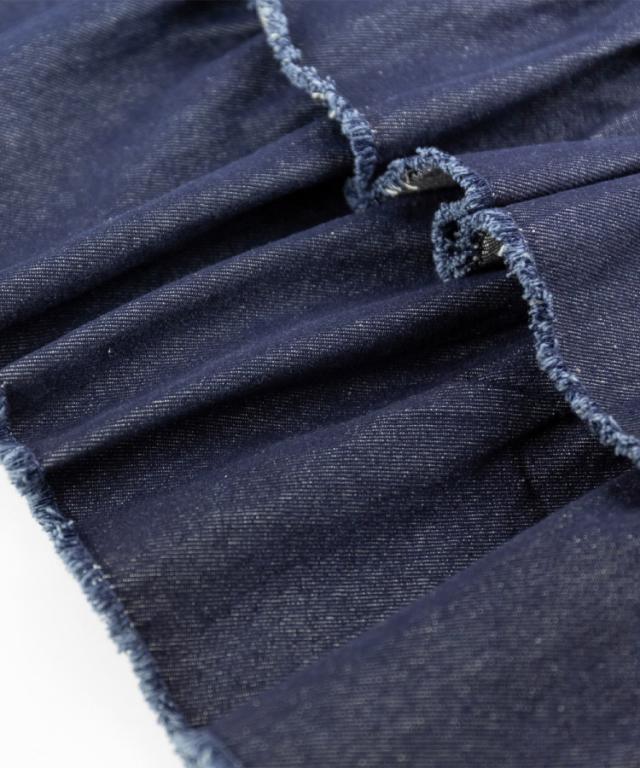 フリルティアードデニムベスト