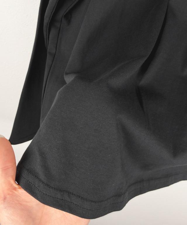 バックダブル長袖Tシャツ