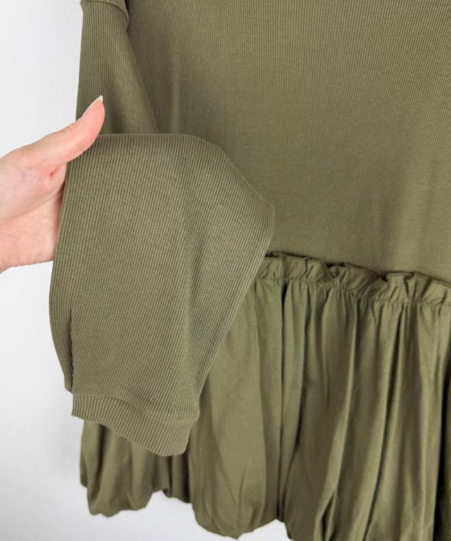 ペプラム切替バルーントップス