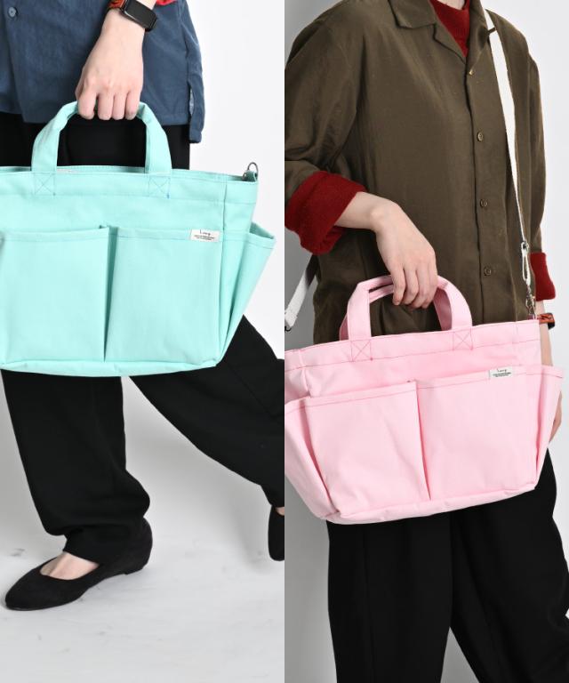 ラフに見えてきちんと使える。裏ラミネート2WAYショルダーバッグ