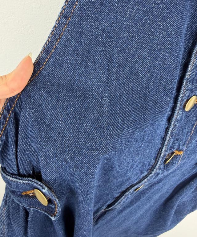 デニムサロペットスカート