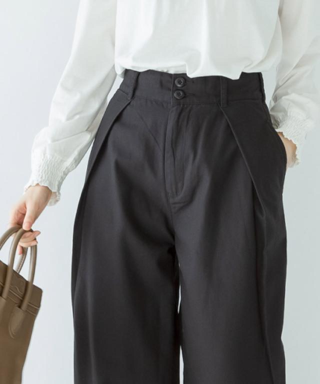 ビッグタックツイルパンツ