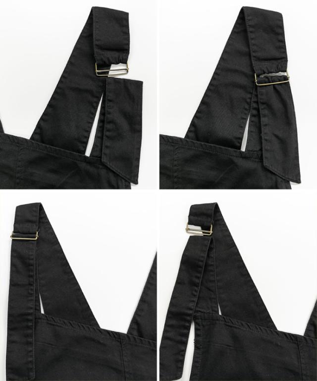 アシメサロペットパンツ