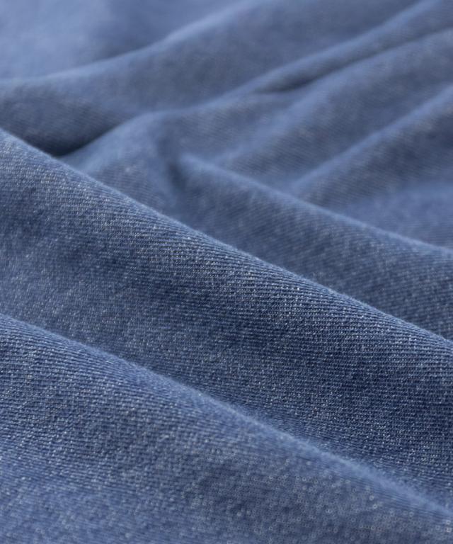 デニムオールゴムワイドパンツ