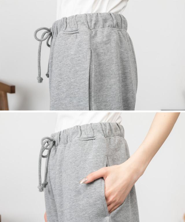 ミニ裏毛スウェットジョガーパンツ