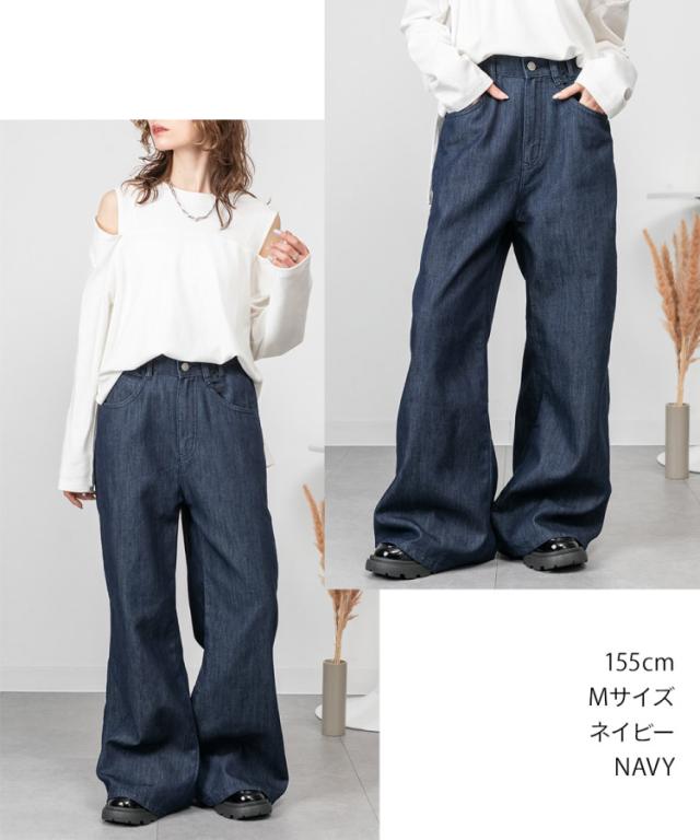 ずっとこればかり。ドレープワイドフレアパンツ