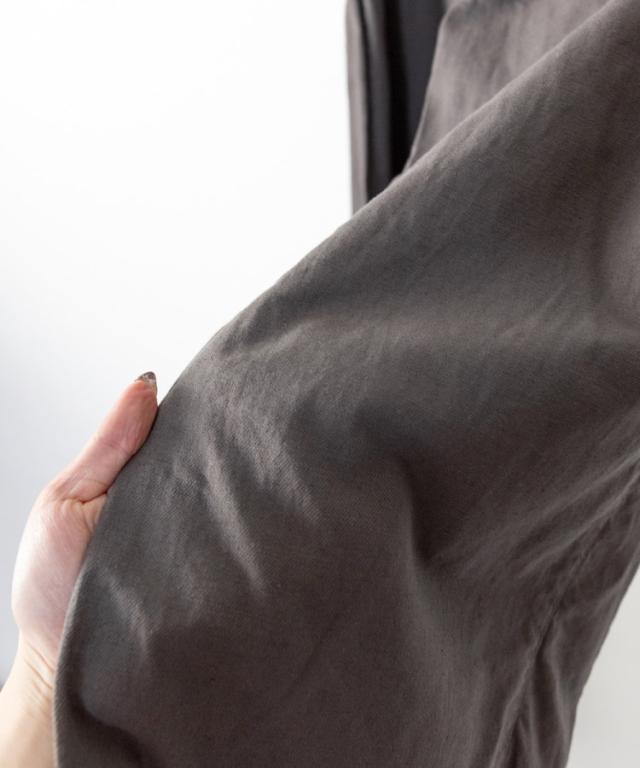 心に風を通そう。綿麻バギーパンツ