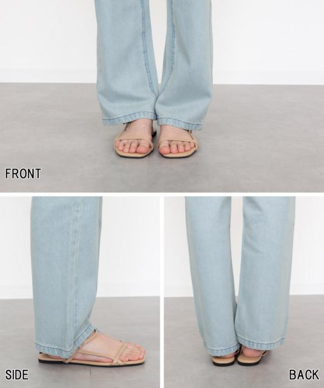 定番って、こういう安心感。スリムストレートデニムパンツ