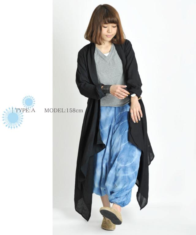 こなれ大人のRELAXING。ボヘミアンサルエルパンツ