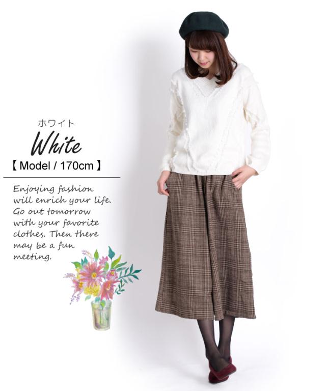 理想に近づく。もちもちVネックニットセーター