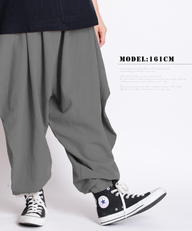 変型ジョガーサルエルパンツ