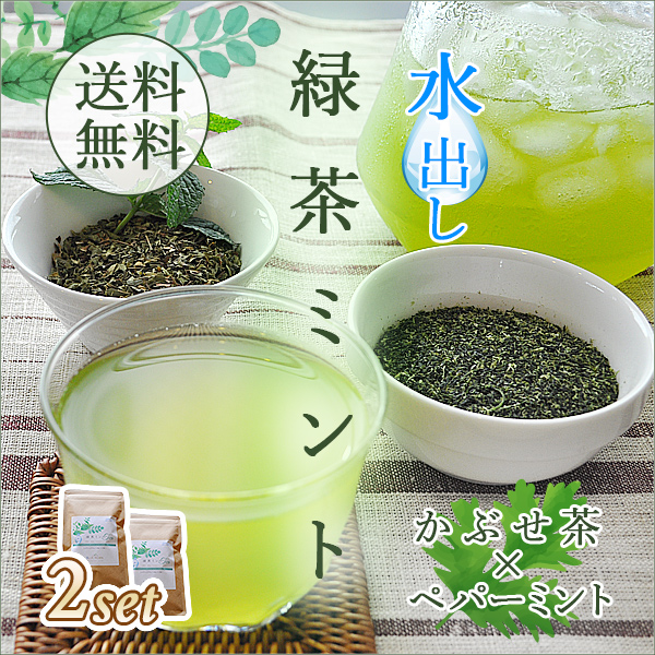 水出し緑茶ミント2個セット