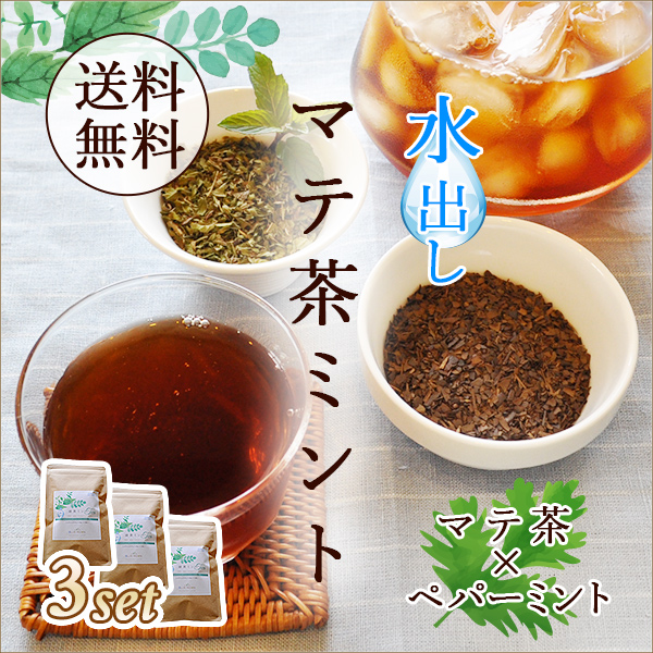水出しマテ茶ミント3個セット
