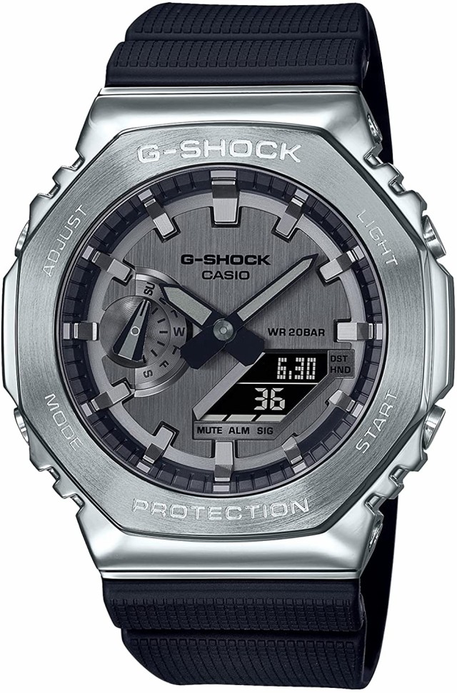 本日終了　ラスト値下げ　G-SHOCK メタルカスタム　GM-2100-1AJF純正バンドは試着程度です