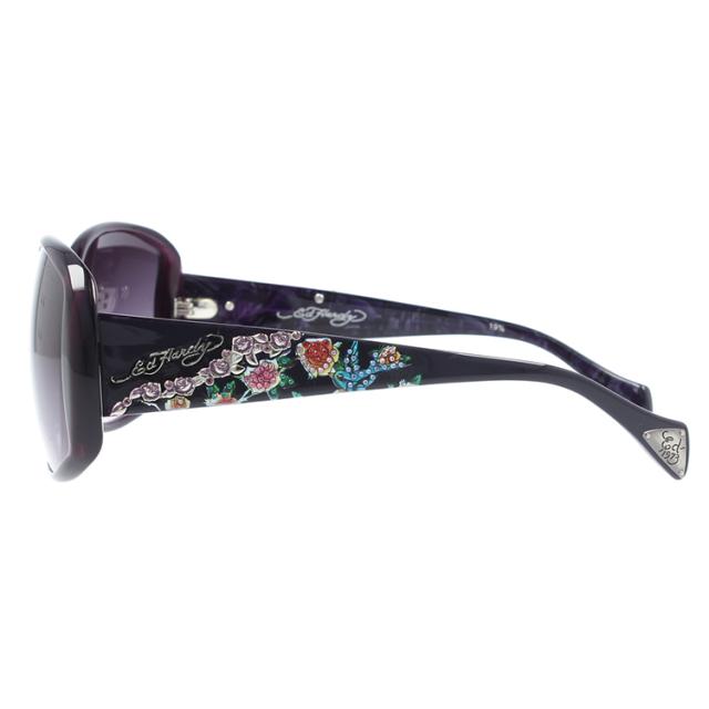 エドハーディー サングラス EdHardy バードローズ BIRD ROSES パープル