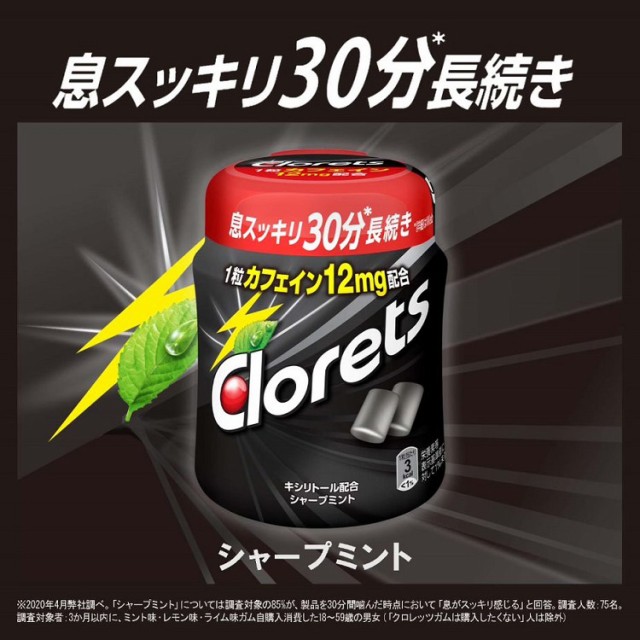 クロレッツXP シャープミントボトル 粒(140g*3個セット)[ガム]の通販は