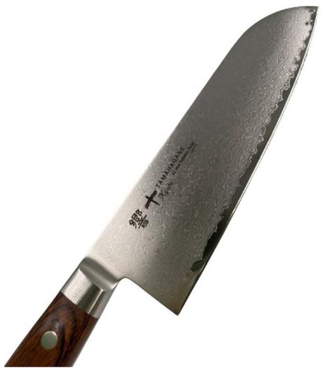 片岡製作所 TAMAHAGANE 響十 ダマスカス鋼 万能包丁 175mm KP-1114(1本