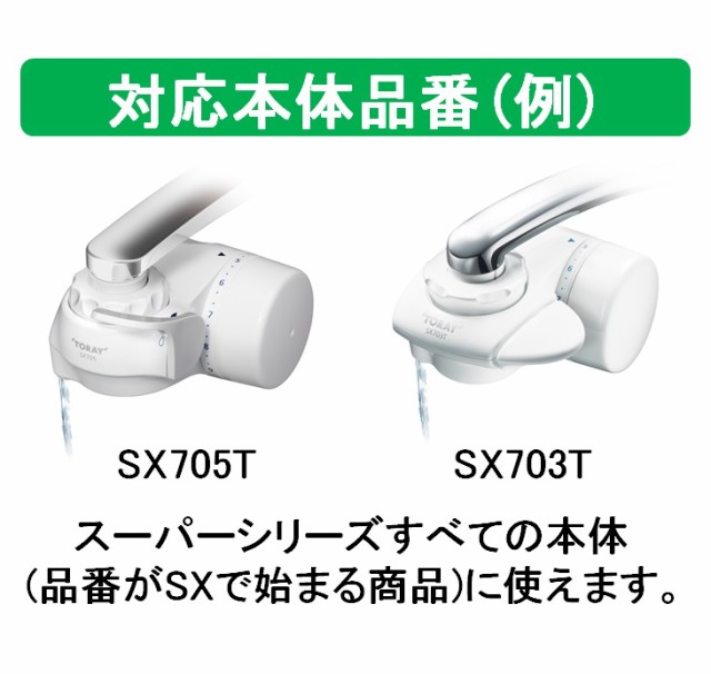 東レ トレビーノ 浄水器 スーパーシリーズカートリッジ トリハロメタン除去 STCT2J-Z(3個入)[浄水器 その他]｜au PAY マーケット