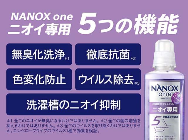 ナノックスワン NANOXone ニオイ専用 部屋干し 洗濯洗剤 詰め替え