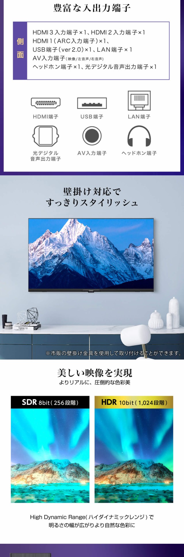 チューナーレス テレビ 32インチ スマートテレビ とてつもなく 32型 無線LAN内蔵 Googleアシスタント対応