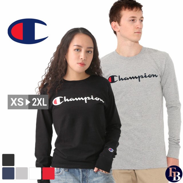 【送料無料】 チャンピオン Tシャツ 長袖 メンズ レディース ロゴ ロンT XS-2XL GT78H Y06794 USAモデル  Champion【メール便可】/ LL 2L ｜au PAY マーケット