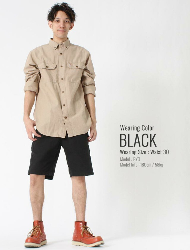 ★Carhartt コットン チノ ハーフパンツ アメカジ ストリート ワーク