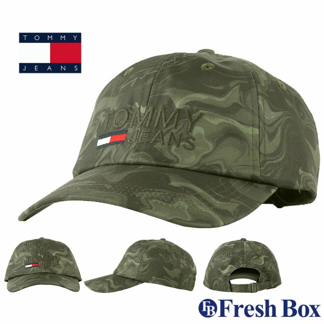 トミーヒルフィガー キャップ 帽子 メンズ レディース マーブル柄 69J5382 TOMMY HILFIGER