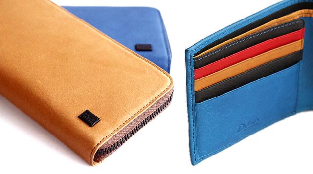 ダコタ ブラックレーベル ワキシー イタリアンレザー×馬革 長財布 625903