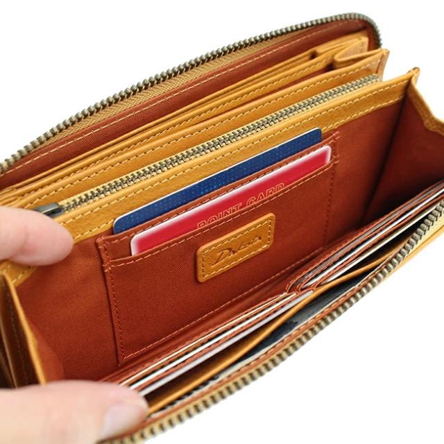 ダコタ Dakota アニマーレ ラウンドファスナー 小銭入れ付き長財布 0030192