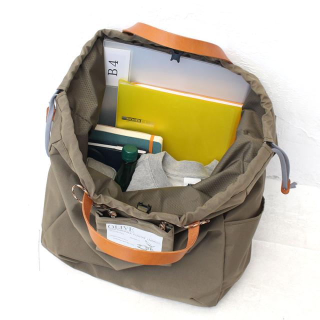 CIE-EARTHY TOTEBAG - L - <br>シー 2way トートバッグ　L 