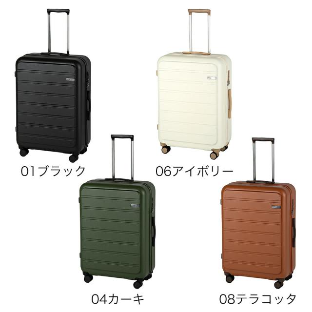 ノベルティ付 ポイント10% 【正規品】スーツケース フロントオープン キャスターストッパー エース ACE 5泊-7泊 68L 4.1kg 05433 フレットボード Fretboard 正規品 旅行 出張