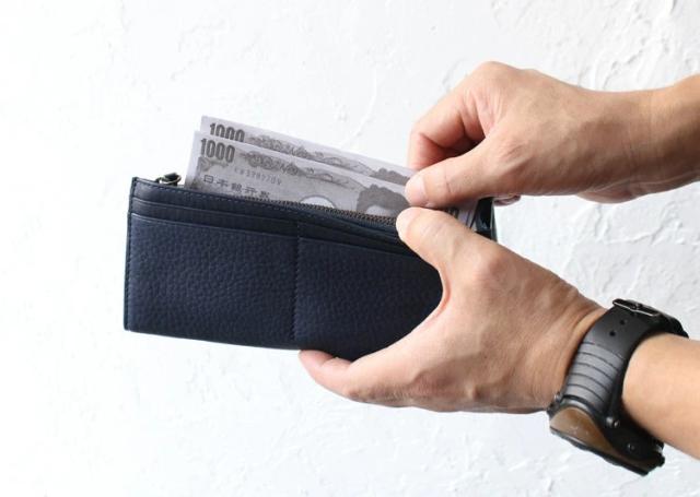 ダコタ ブラックレーベル グリップ フラップ式長財布 620112