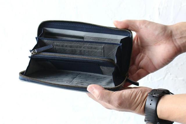 ダコタ ブラックレーベル ガウディ ラウンドファスナー長財布 620113