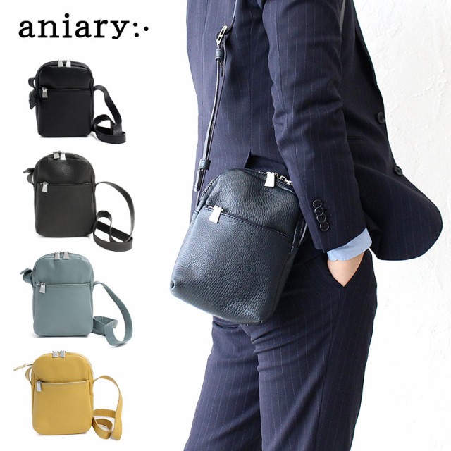 アニアリ バッグ ショルダーバッグ aniary Shoulder Bag 日本製 ブランド レザー 本革 メンズ レディース 斜めがけ かっこいい  大人 07-0｜au PAY マーケット