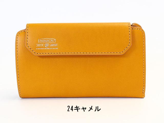アッソブ 折財布 081601 キャメル