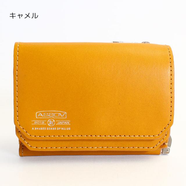 アッソブ レザーウォレット 081602 キャメル