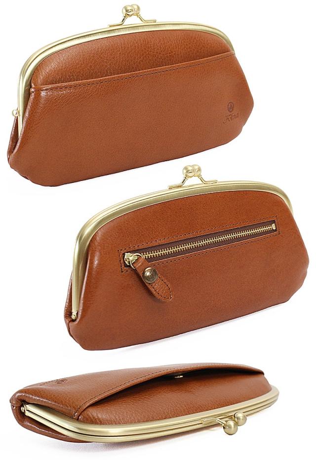 フォルナ ヌメオイルシュリンク がま口長財布 2993603 ディティール画像01