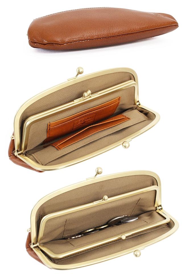 フォルナ ヌメオイルシュリンク がま口長財布 2993603 ディティール画像02