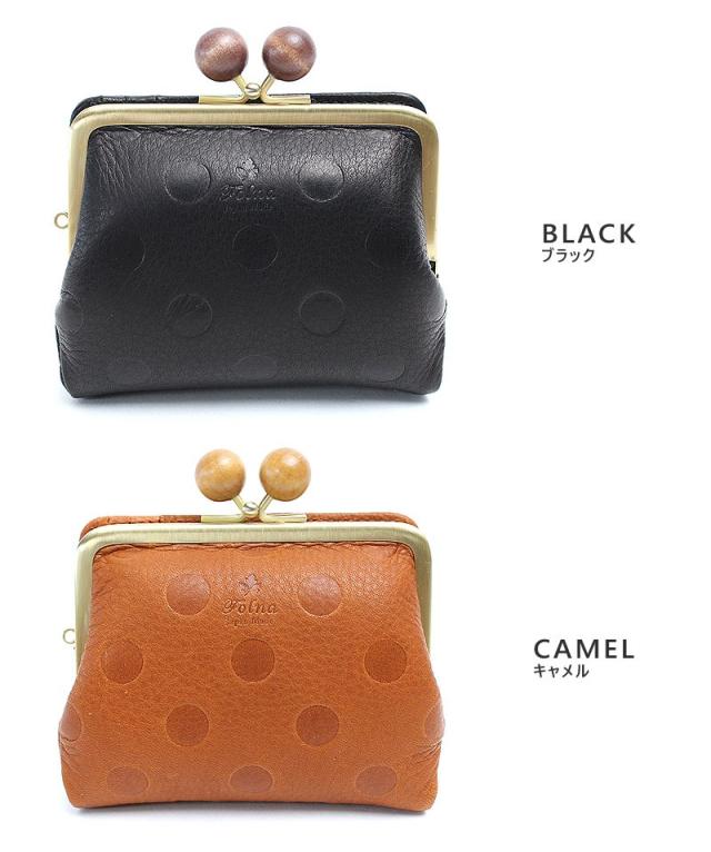 フォルナ Folnaウッドボールがま口二つ折り財布  2993793 カラー画像