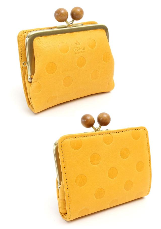 フォルナ Folnaウッドボールがま口二つ折り財布  2993793 ディティール画像01