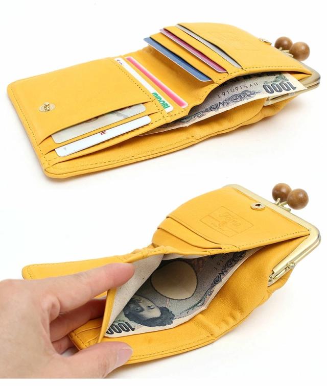 フォルナ Folnaウッドボールがま口二つ折り財布  2993793 ディティール画像01