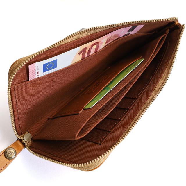 フォルナ ヌメオイルシュリンク スマートLファスナー長財布  2993836