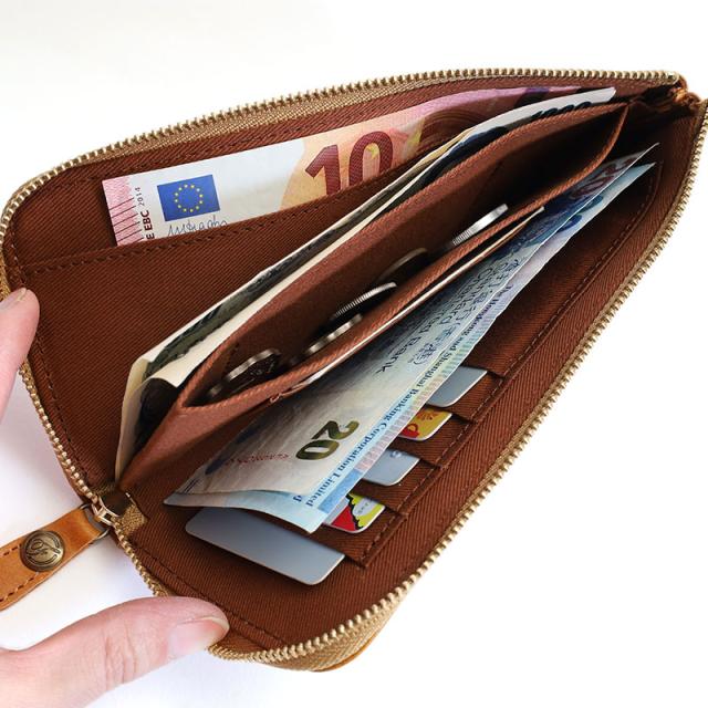 フォルナ ヌメオイルシュリンク スマートLファスナー長財布  2993836