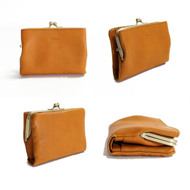 フォルナオリーブヌメ がま口 二つ折り財布 2993869 ディティール画像01