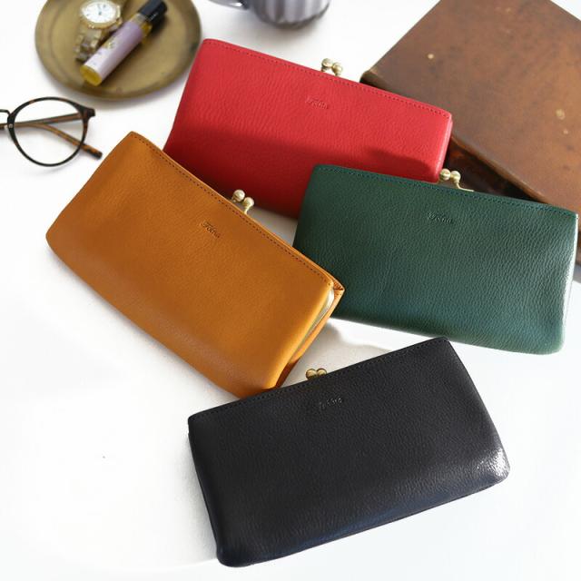 フォルナ 財布 Folna 2993870 オリーブヌメ がま口