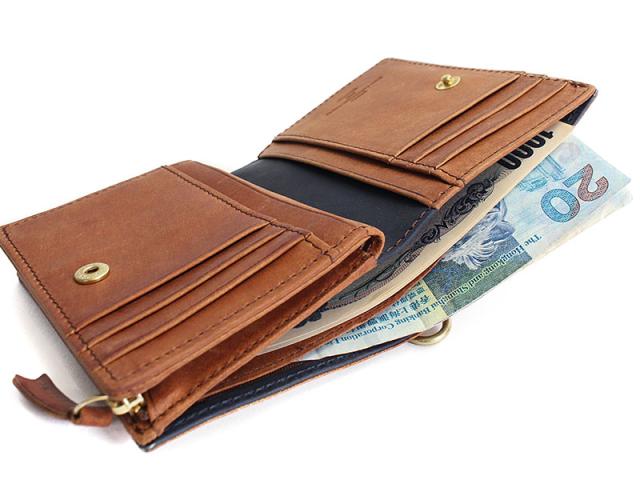 クリード UDUK ミドルウォレット 二つ折り財布 312c974 ディティール