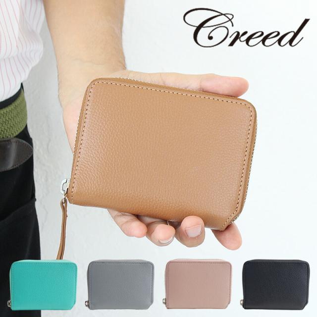 クリード Creed R-MILLED ラウンドミドルウォレット 335c118