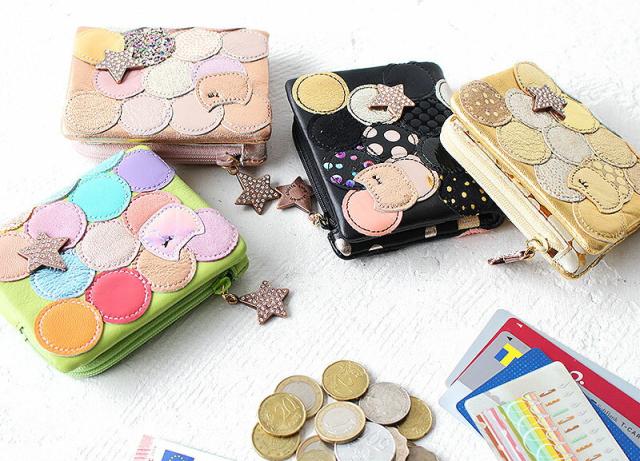 tsumori chisato CARRY ツモリチサト キャリー 新マルチドット 2つ折り財布 ミニ財布 57095